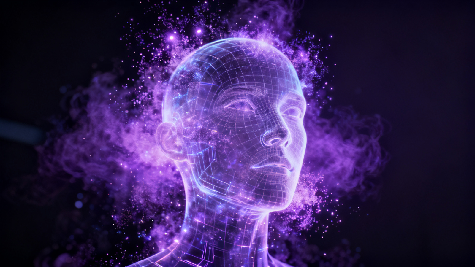 AI virtual characters — holographic digital human